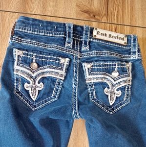 - GUC Rock Revival embellished janella boot jeans size 24